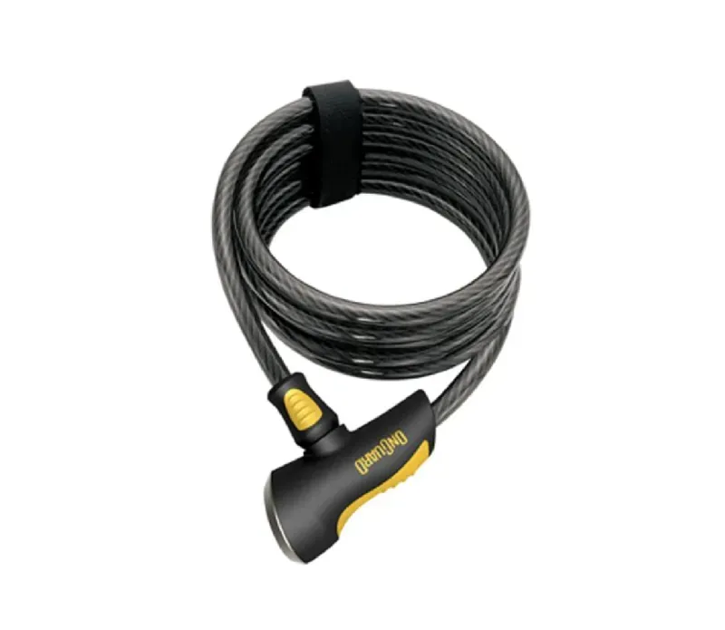 Onguard Doberman 8029 1850x10mm Cable Lock in Black/Yellow