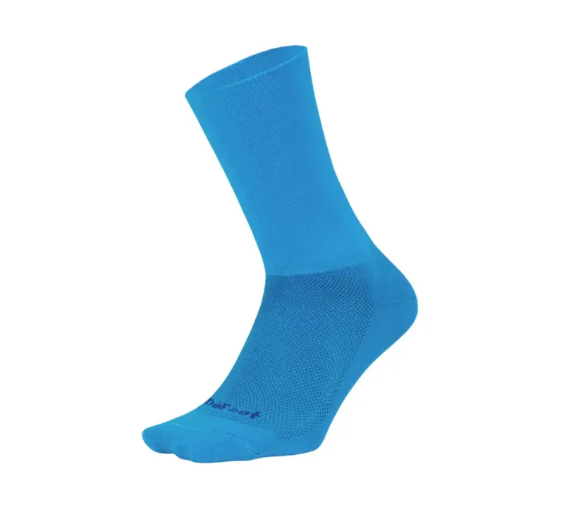 Defeet Aireator 6-inch D-Logo Sock in Process Blue