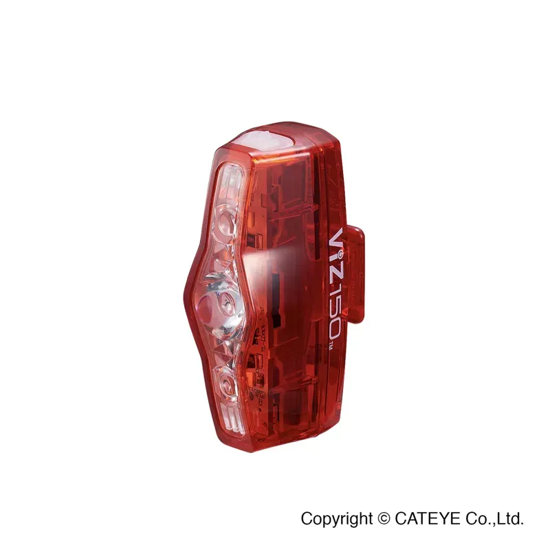 Cateye Viz 150 Rear Bike Light in Red