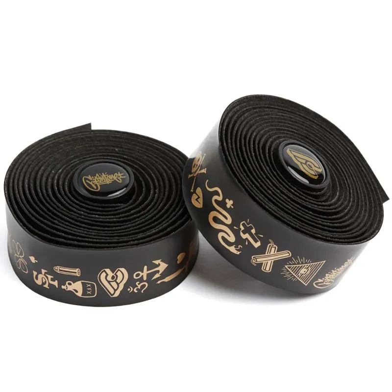 Cinelli Volee Giant Bar Tape in Black/Gold