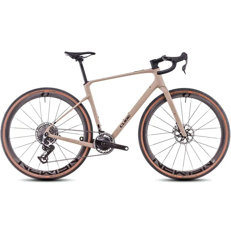 Cube Nuroad c:62 SLT Gravel Bike in Mineral Grit/Black