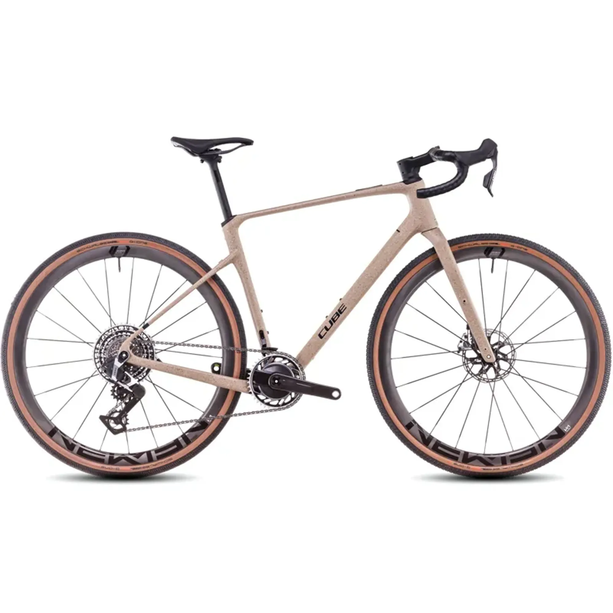 Cube Nuroad c:62 SLT Gravel Bike in Mineral Grit/Black