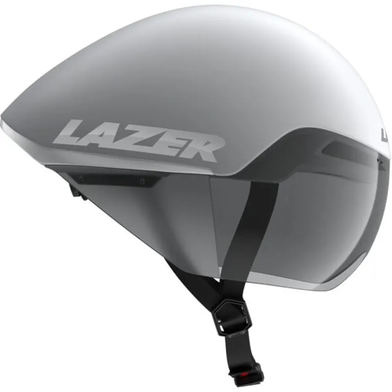 Lazer Victor KinetiCore Helmet in White/Silver