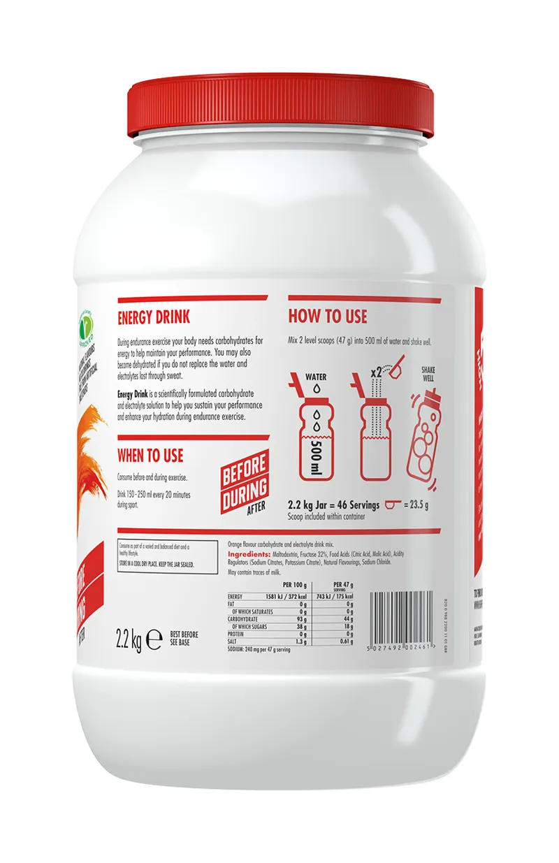 High5 Energy Drink 2.2kg Tub in White-1