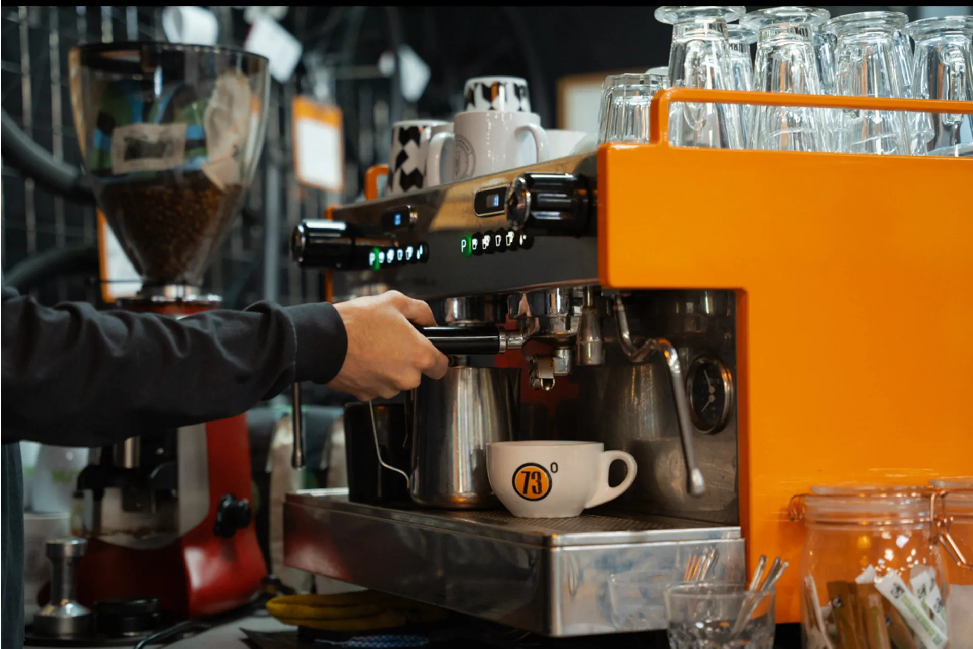 coffee in the cafe