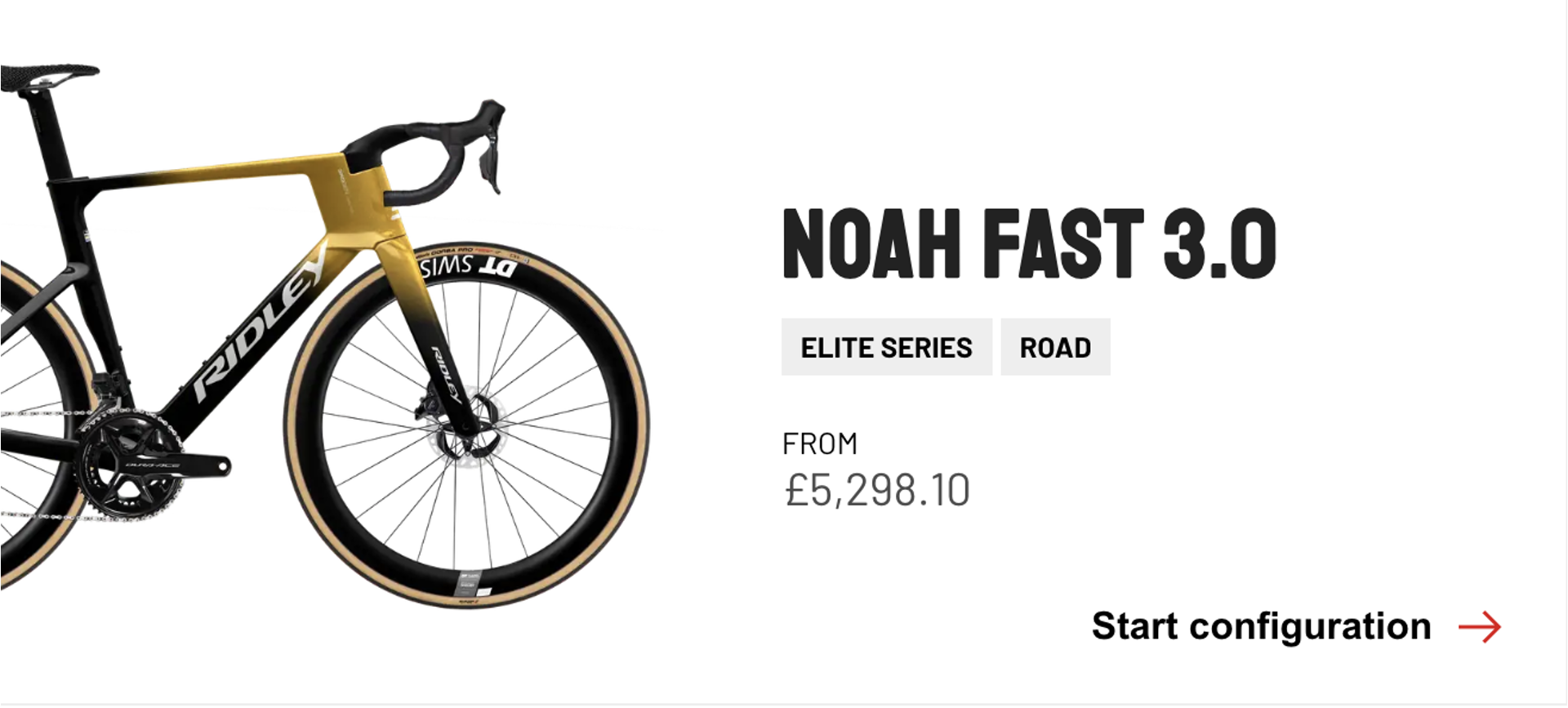 Ridley Noah Fast 3.0 configurator