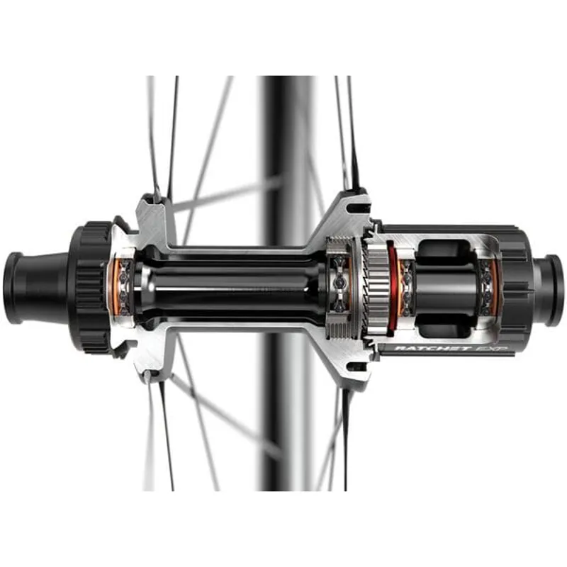 WHEL DT ERC11 35mm C DB RR Shim Black rear - 35 mm carbon clincher 12 x 142 mm-3