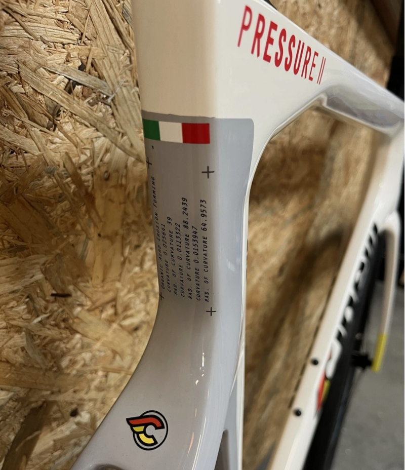 Cinelli Pressure II Frameset 56cm yellow-2