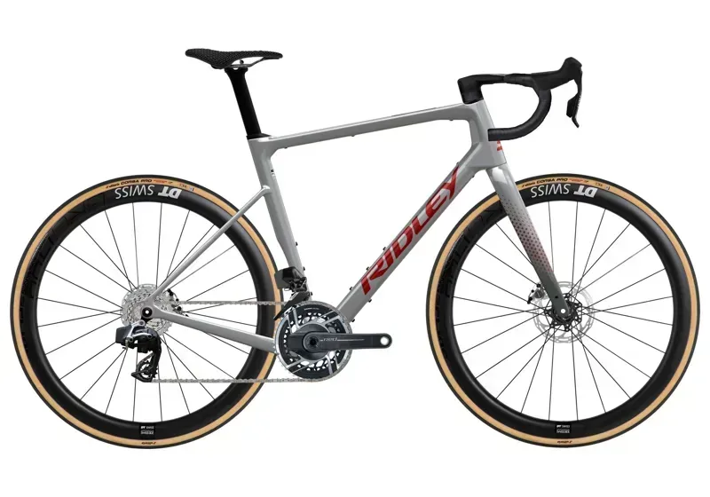 Ridley Grifn RS RED AXS Road Bike in Battle Ship Grey