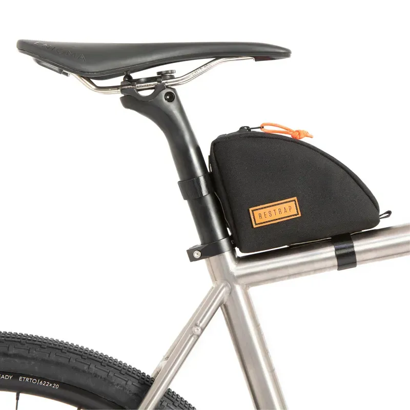 Restrap Rear Top Tube Bag In Black