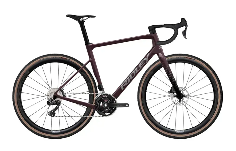 Ridley Grifn RS Gravel GRX DI2 2x Road Bike In Dark Plum