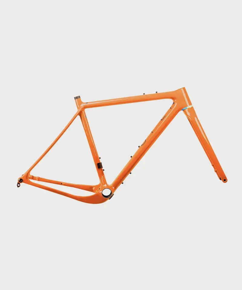 Open Cycle Up Frame Fork - Orange Small