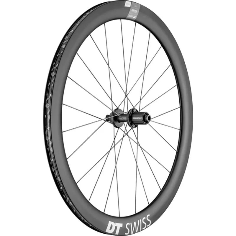 WHEL DT ARC14 50mm DB RR Black rear - 50 mm carbon clincher 12 x 142 mm