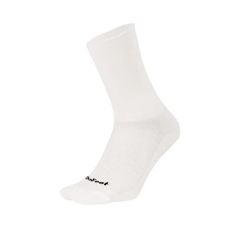 Defeet Aireator 6-inch D-Logo Sock in White