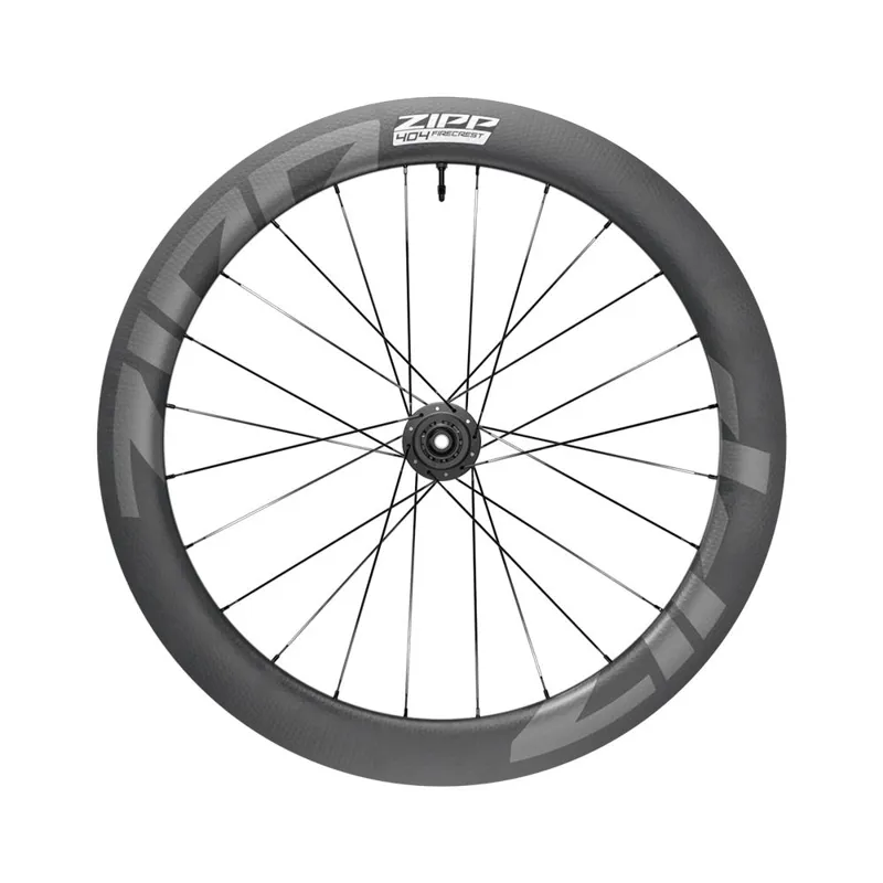 Zipp Wheel - 404 Firecrest Carbon Tubeless Disc Brake Center Locking 700c Front 24spokes 12x100mm Standard Graphic B1: size